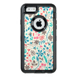 Retro Floral Pattern OtterBox iPhone 6 Case