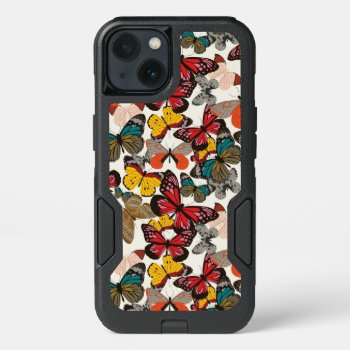 Retro Floral Pattern Iphone 13 Case by boutiquey at Zazzle