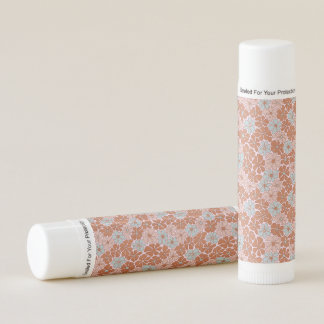 Retro Floral Seamless Pattern Lip Balm