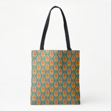 Retro Floral Tote