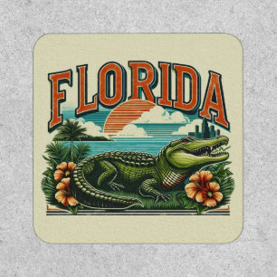 Retro Florida Alligator Patch