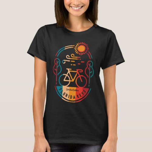 Retro Florida Keys Bike Trail T_Shirt