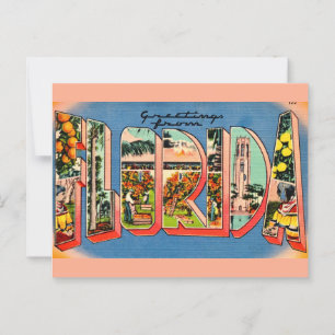Retro Florida Postcard