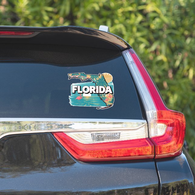 Retro Florida Sticker (Car Side)