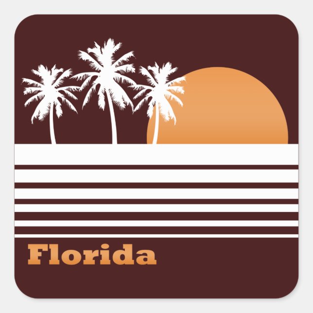 Retro Florida Stickers (Front)