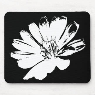 Retro Flower Art Mouse Pad