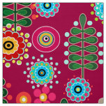 Retro, flower pattern fabric