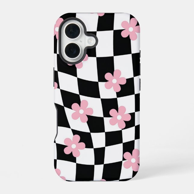 Retro Flower Pattern Iphone Case (Back)