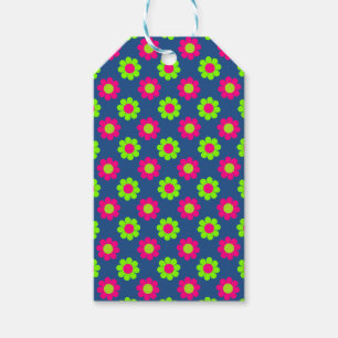 Retro Flower Power Gift Tags