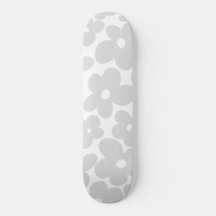 Retro Flowers #3 #floral #pattern #decor #art Skateboard