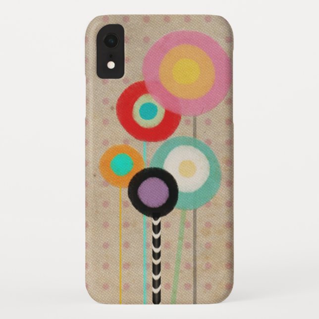 Retro Flowers Case-Mate iPhone Case (Back)