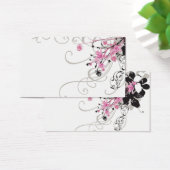 Retro flowers Profile Card (Desk)