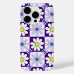 Retro flowers &amp; Tiles Case-Mate iPhone 14 Pro Case