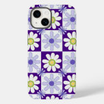 Retro flowers &amp; Tiles Case-Mate iPhone 14 Case