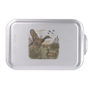 Retro-Flying-Mallard-Duck-Hunting Cake Pan