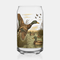 Retro-Flying-Mallard-Duck-Hunting, 