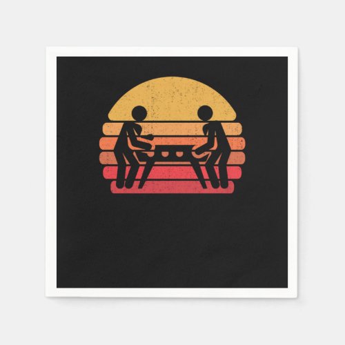 Retro Foosball Vintage Table Soccer Napkins