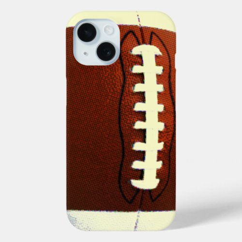 Retro Football iPhone 15 Case