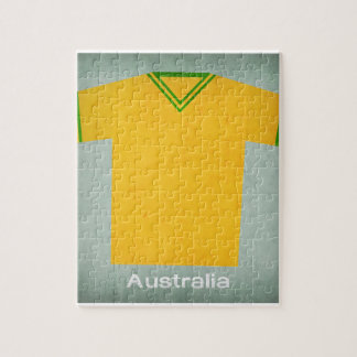 Retro Football Jersey Australia Jigsaw Puzzle