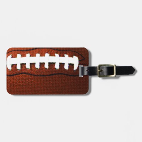 Retro Football Luggage Tag