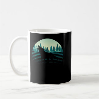 Retro Forest Trees Outdoors Nature Wildlife Animal Coffee Mug
