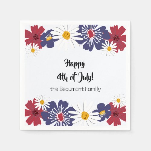 Retro Fourth of July 4th Summer Party Cocktail