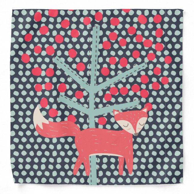 Retro Fox Bandana (Front)