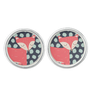 Retro Fox Cufflinks