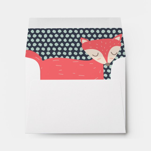 Retro Fox Envelope (Back (Bottom))