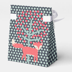 Retro Fox Favor Boxes