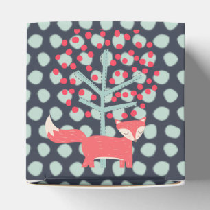 Retro Fox Favor Boxes
