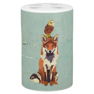 Fox Bathroom Accessories Zazzle