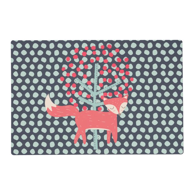 Retro Fox Placemat (Front)