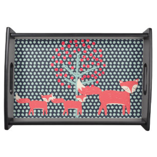Retro Fox Serving Tray