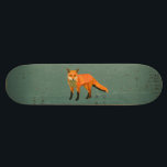 Retro Fox Skateboard<br><div class="desc">Design by Nicole King ©2013</div>
