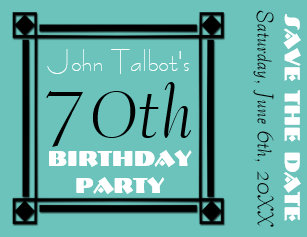 birthday party save the date cards zazzle