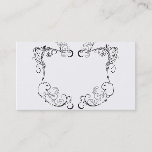 Retro frame Business Card