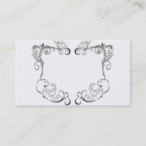 Customizable Retro frame Business Card