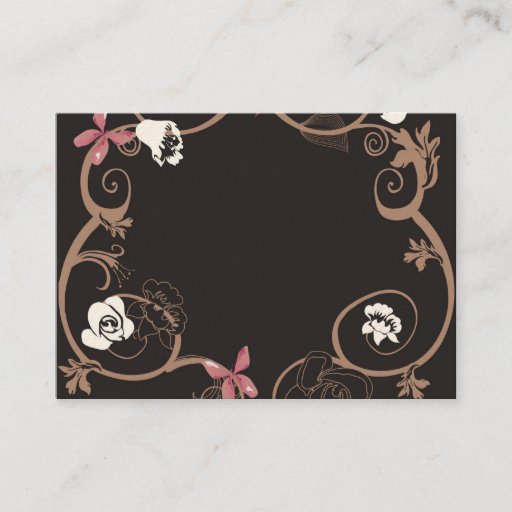 Customizable Retro frame Business Card