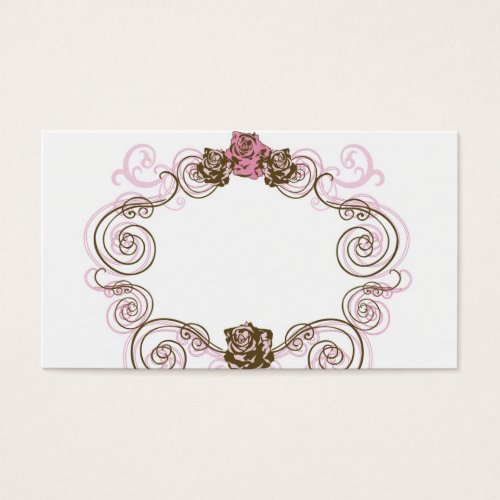 Retro frame Profile Card Business Card