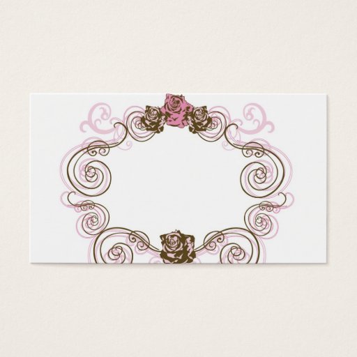 Customizable Retro frame Profile Card Business Card