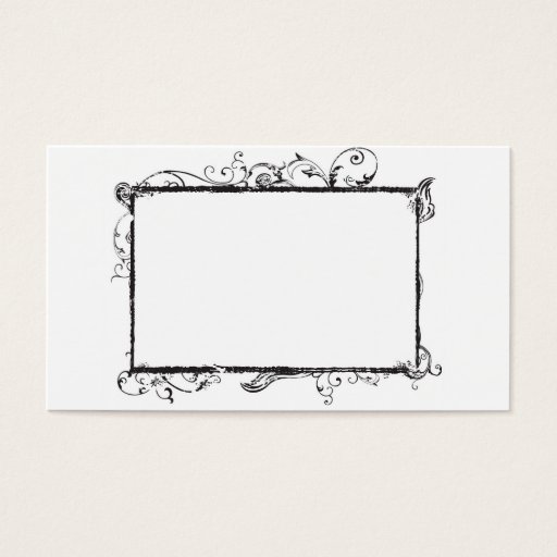 Customizable Retro frame Profile Card Business Card Template