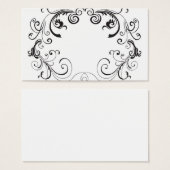 Retro frame Profile Card (Front & Back)