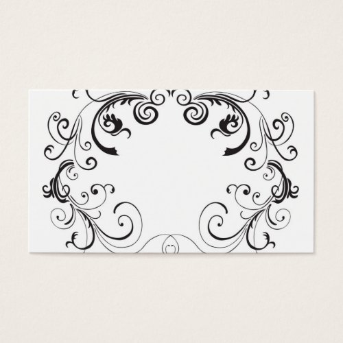 Retro frame Profile Card Business Card Templates