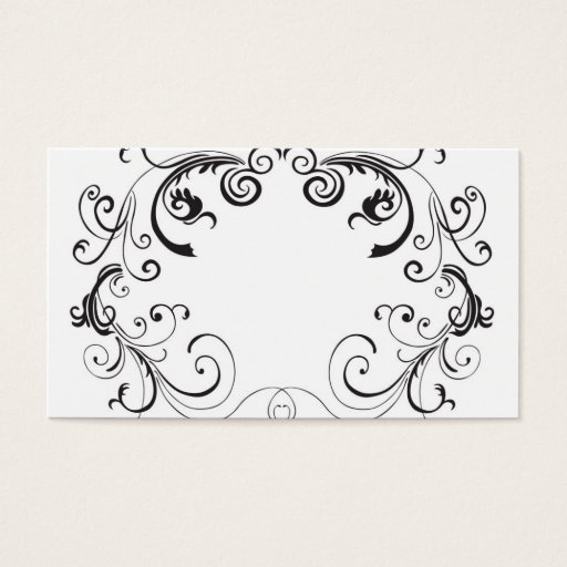 Customizable Retro frame Profile Card Business Card Templates