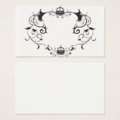 Retro frame Profile Card (Front & Back)