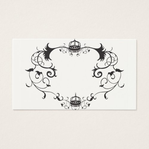 Retro frame Profile Card Business Card