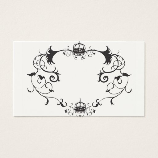 Customizable Retro frame Profile Card Business Card