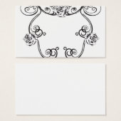 Retro frame Profile Card (Front & Back)