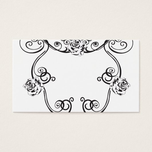 Retro frame Profile Card (Front)